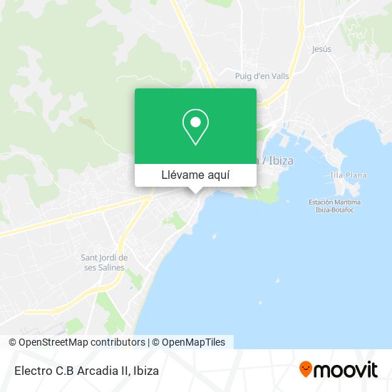 Mapa Electro C.B Arcadia II