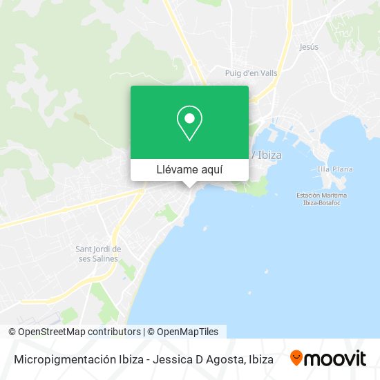 Mapa Micropigmentación Ibiza - Jessica D Agosta