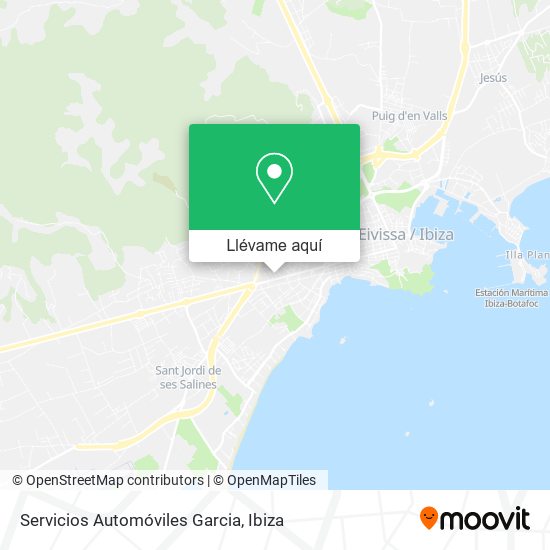 Mapa Servicios Automóviles Garcia