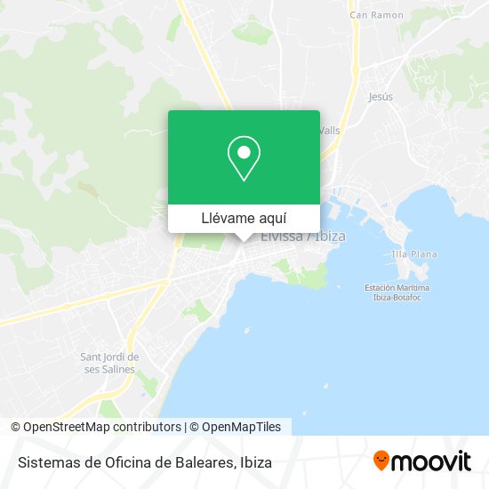 Mapa Sistemas de Oficina de Baleares