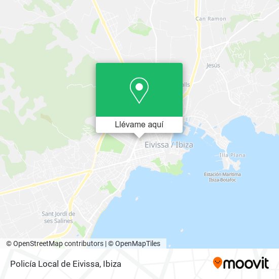 Mapa Policía Local de Eivissa