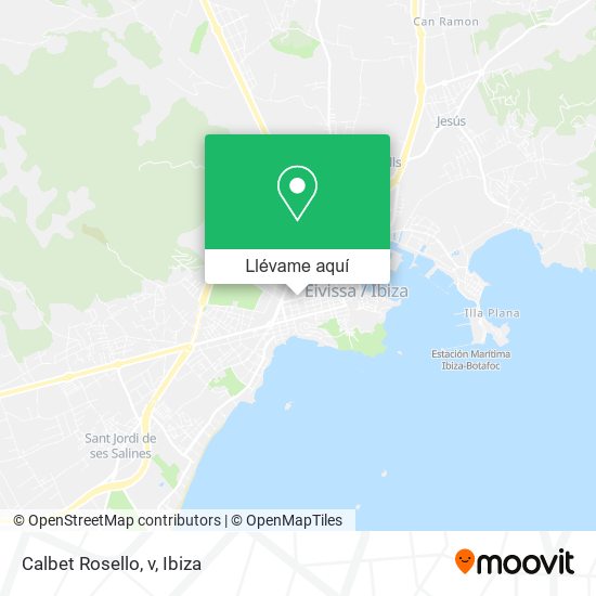 Mapa Calbet Rosello, v