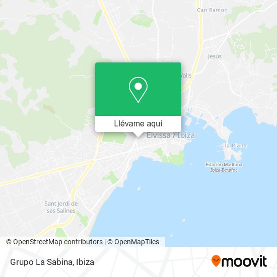 Mapa Grupo La Sabina
