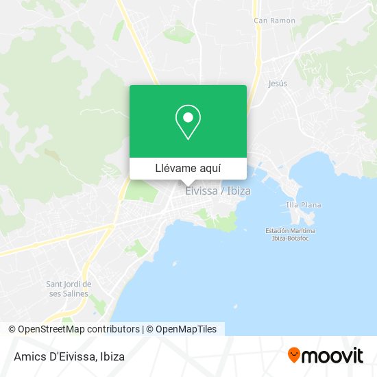 Mapa Amics D'Eivissa