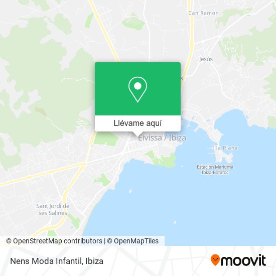 Mapa Nens Moda Infantil