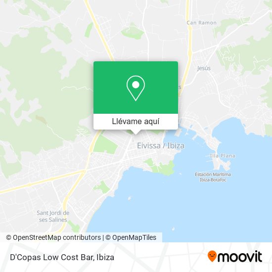 Mapa D'Copas Low Cost Bar