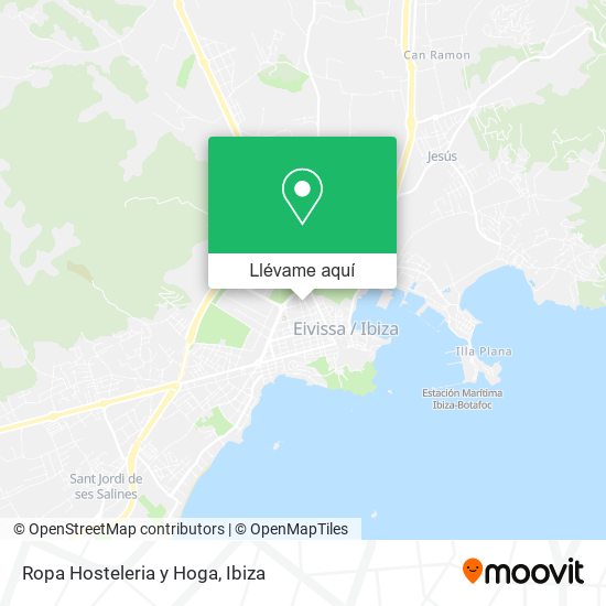 Mapa Ropa Hosteleria y Hoga