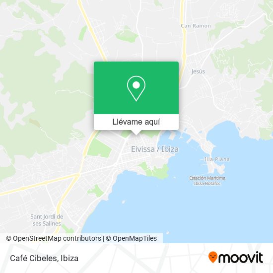 Mapa Café Cibeles