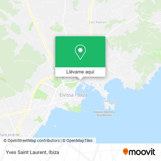 Mapa Yves Saint Laurent