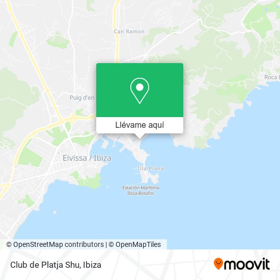 Mapa Club de Platja Shu