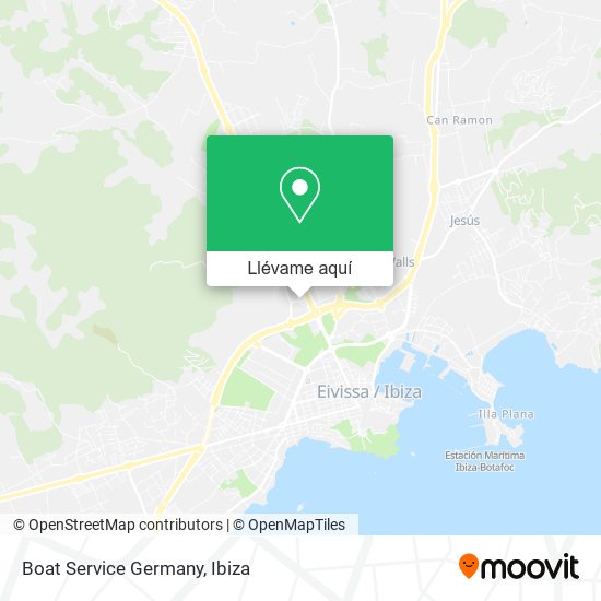 Mapa Boat Service Germany