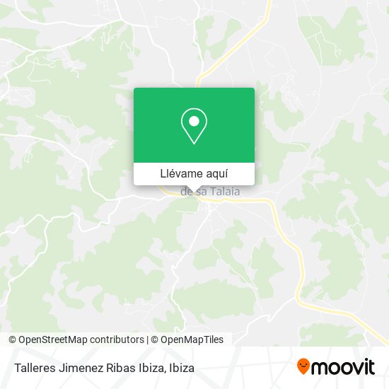 Mapa Talleres Jimenez Ribas Ibiza
