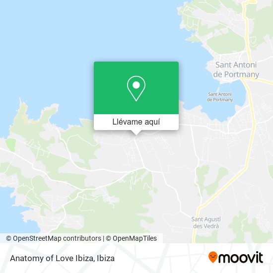 Mapa Anatomy of Love Ibiza