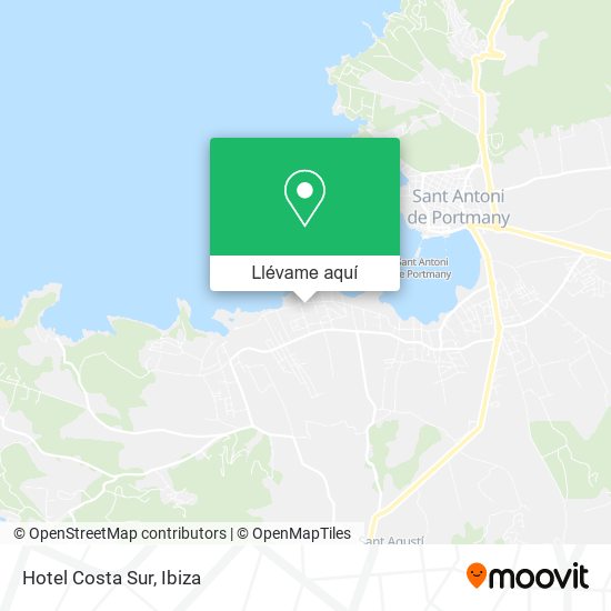 Mapa Hotel Costa Sur