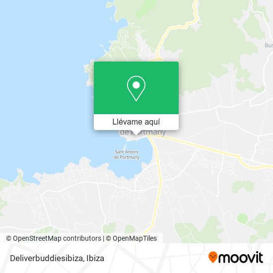 Mapa Deliverbuddiesibiza