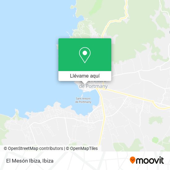 Mapa El Mesón Ibiza
