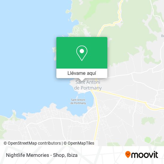 Mapa Nightlife Memories - Shop