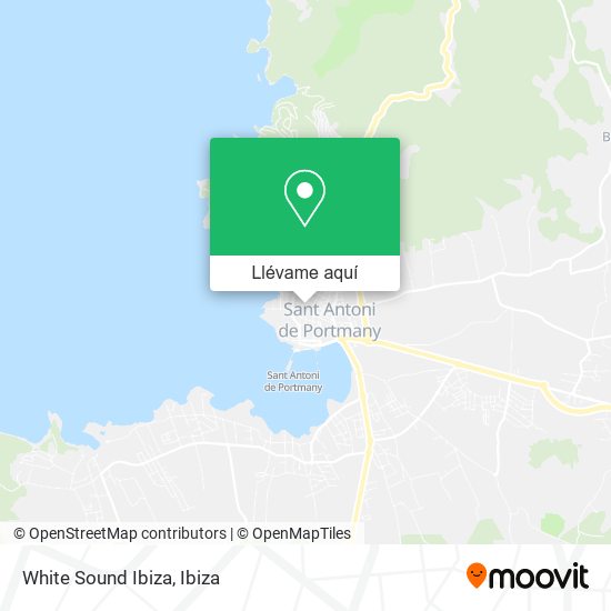Mapa White Sound Ibiza