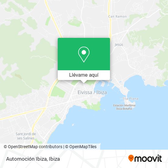 Mapa Automoción Ibiza