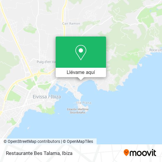 Mapa Restaurante Bes Talama