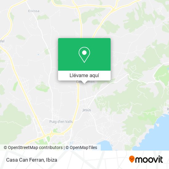 Mapa Casa Can Ferran
