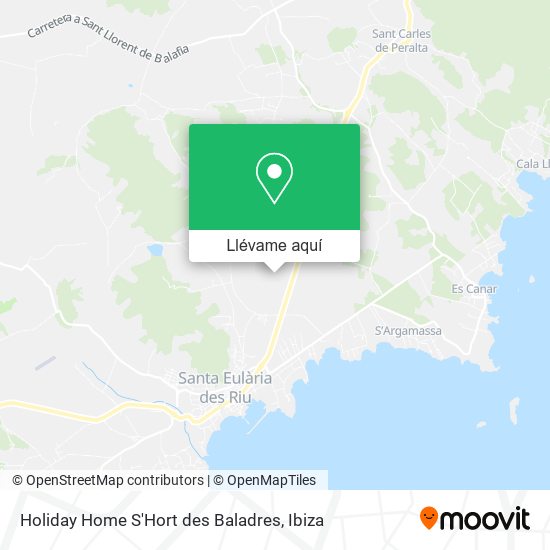 Mapa Holiday Home S'Hort des Baladres