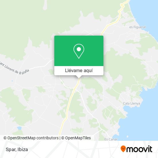 Mapa Spar