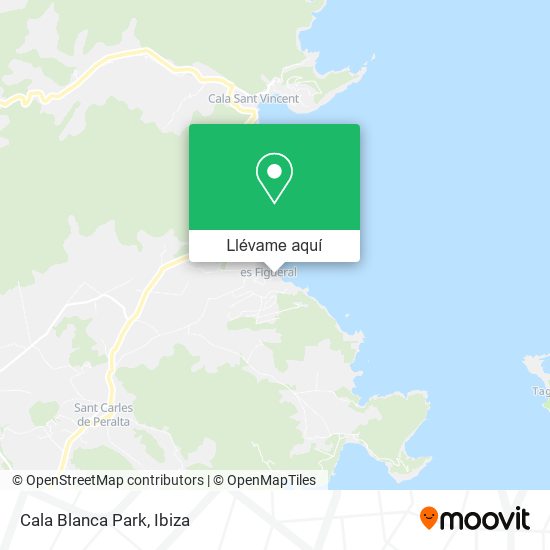Mapa Cala Blanca Park