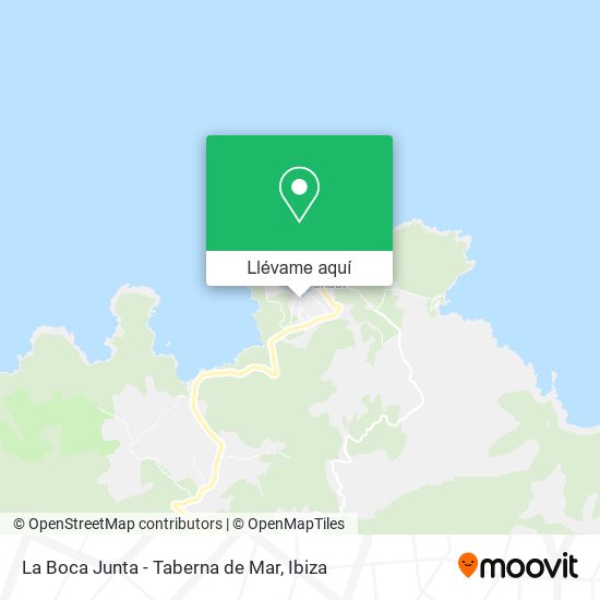Mapa La Boca Junta - Taberna de Mar
