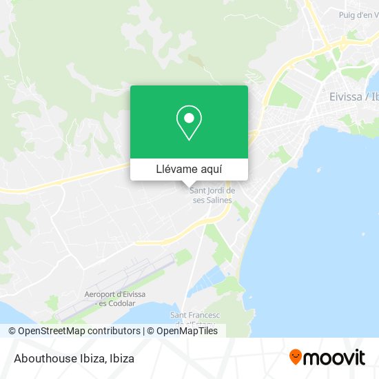 Mapa Abouthouse Ibiza