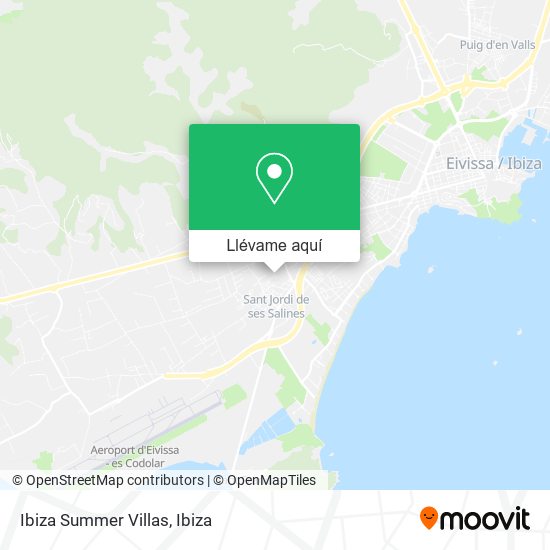 Mapa Ibiza Summer Villas