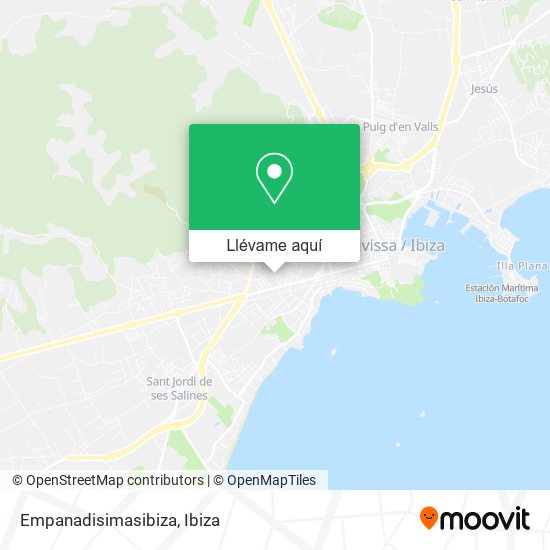 Mapa Empanadisimasibiza
