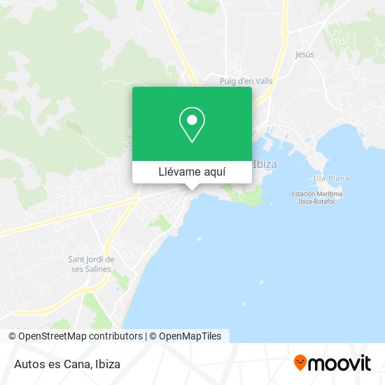 Mapa Autos es Cana