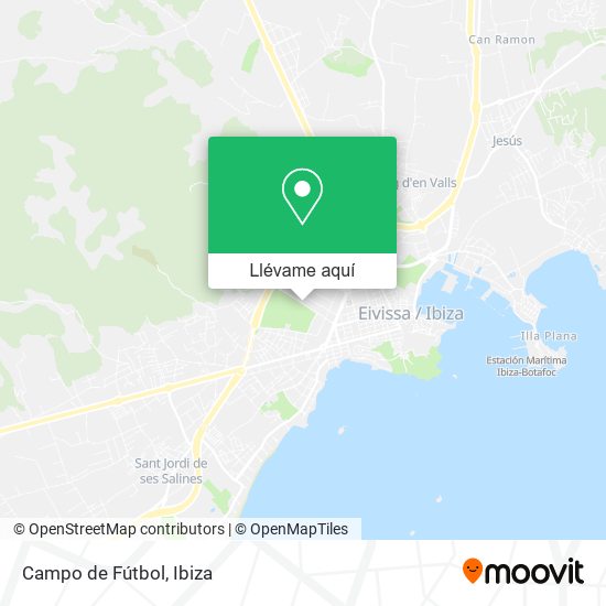 Mapa Campo de Fútbol