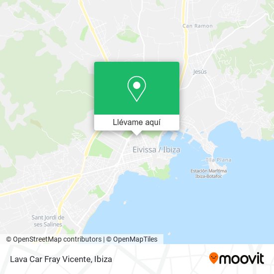 Mapa Lava Car Fray Vicente