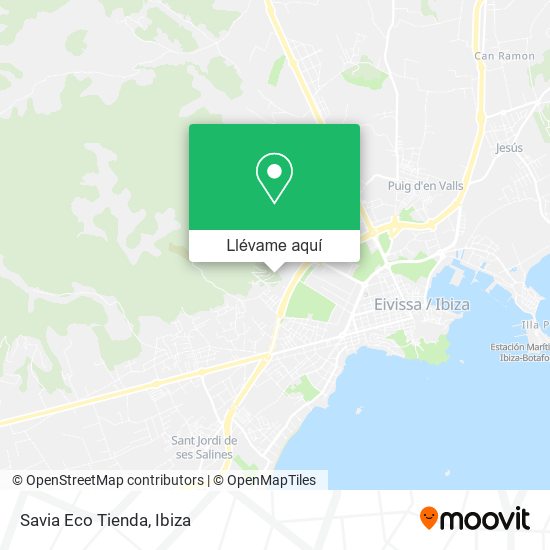 Mapa Savia Eco Tienda