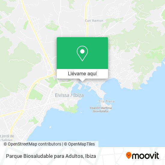 Mapa Parque Biosaludable para Adultos