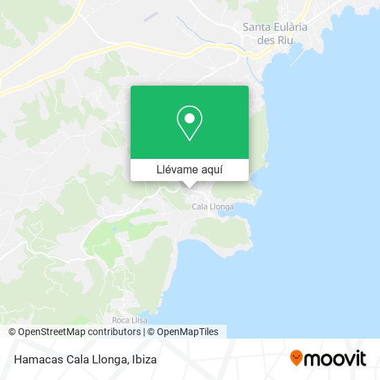 Mapa Hamacas Cala Llonga