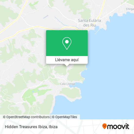 Mapa Hidden Treasures Ibiza