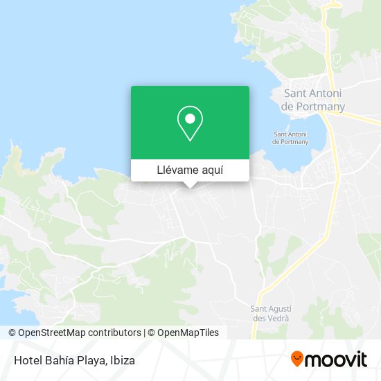 Mapa Hotel Bahía Playa