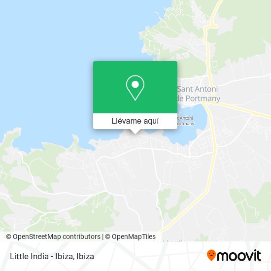 Mapa Little India - Ibiza