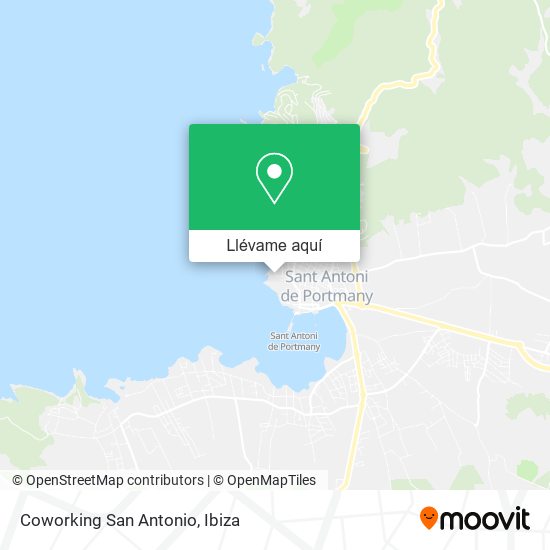 Mapa Coworking San Antonio