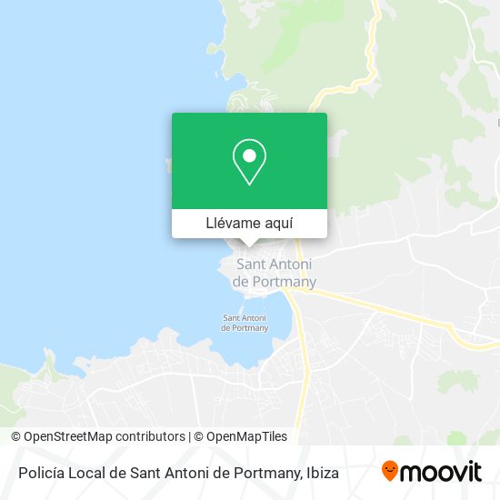 Mapa Policía Local de Sant Antoni de Portmany