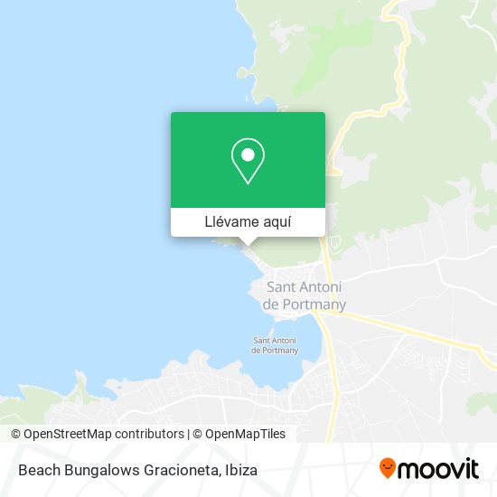 Mapa Beach Bungalows Gracioneta