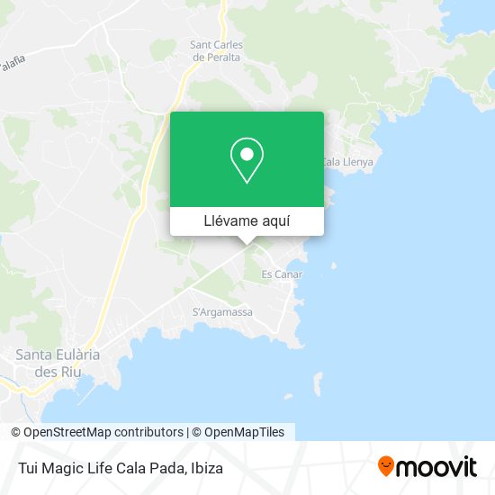 Mapa Tui Magic Life Cala Pada