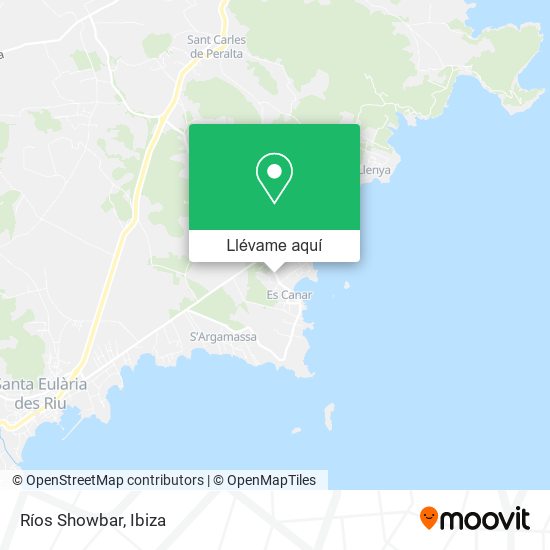 Mapa Ríos Showbar