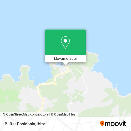 Mapa Buffet Posidonia