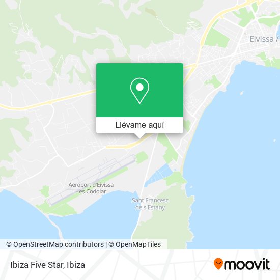 Mapa Ibiza Five Star