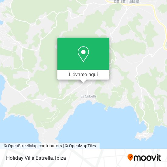 Mapa Holiday Villa Estrella