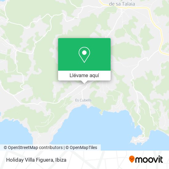 Mapa Holiday Villa Figuera